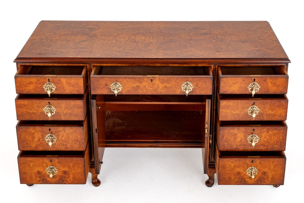 Walnut Queen Anne Style “Gillows” Desk