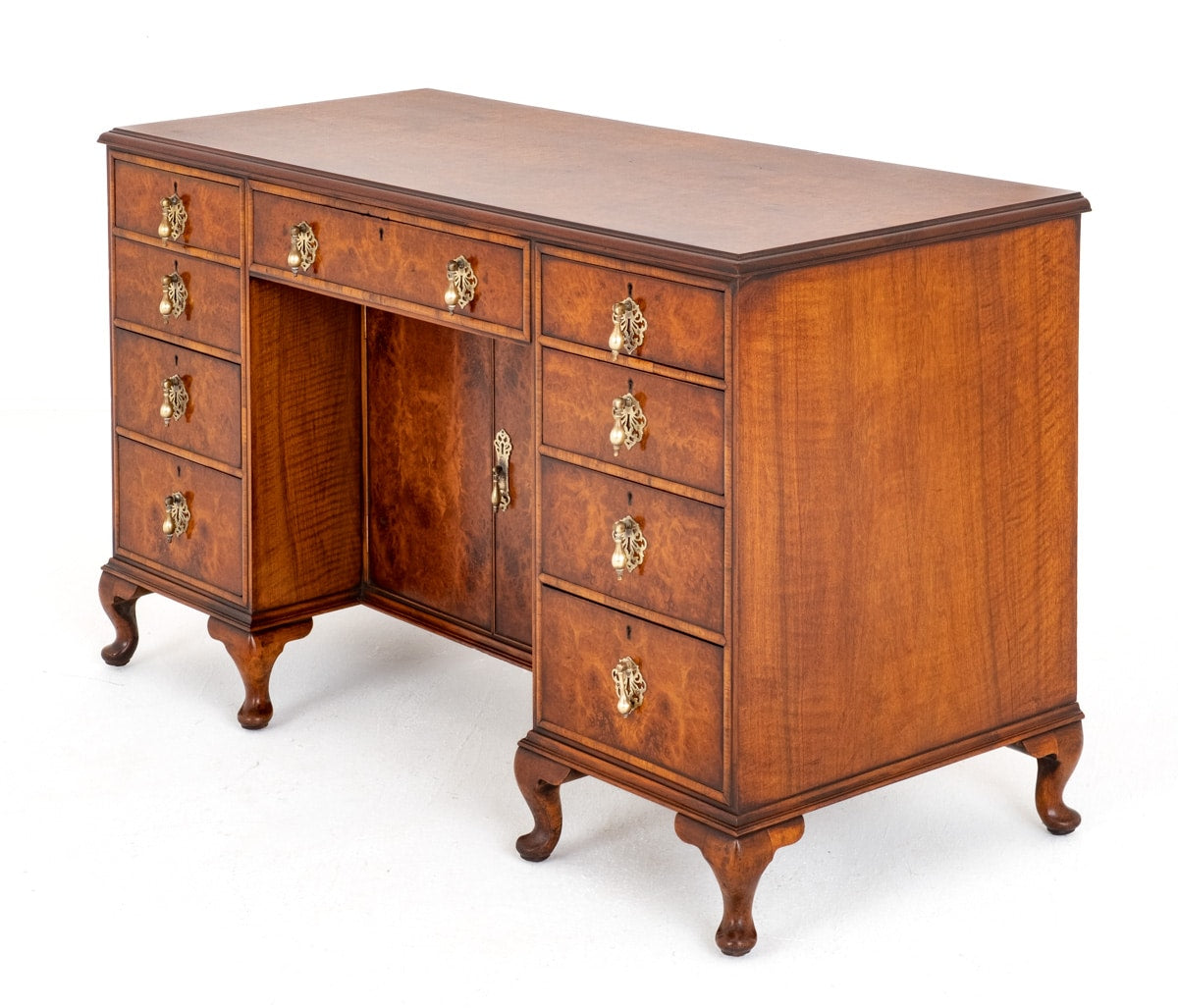 Walnut Queen Anne Style “Gillows” Desk