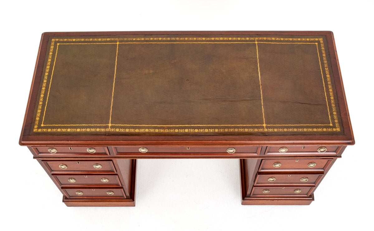 Victorian Mahogany Partners Desk