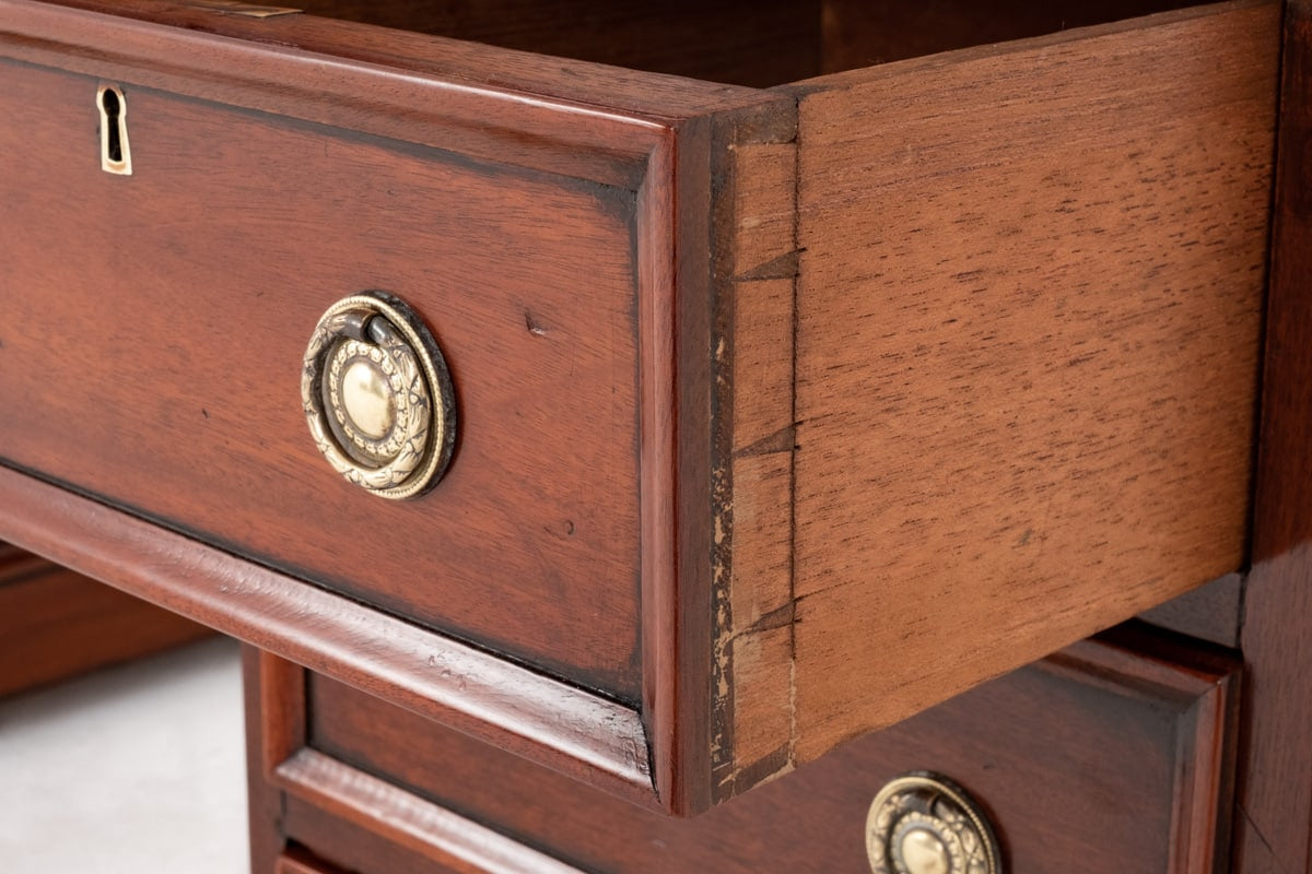 Victorian Mahogany Partners Desk