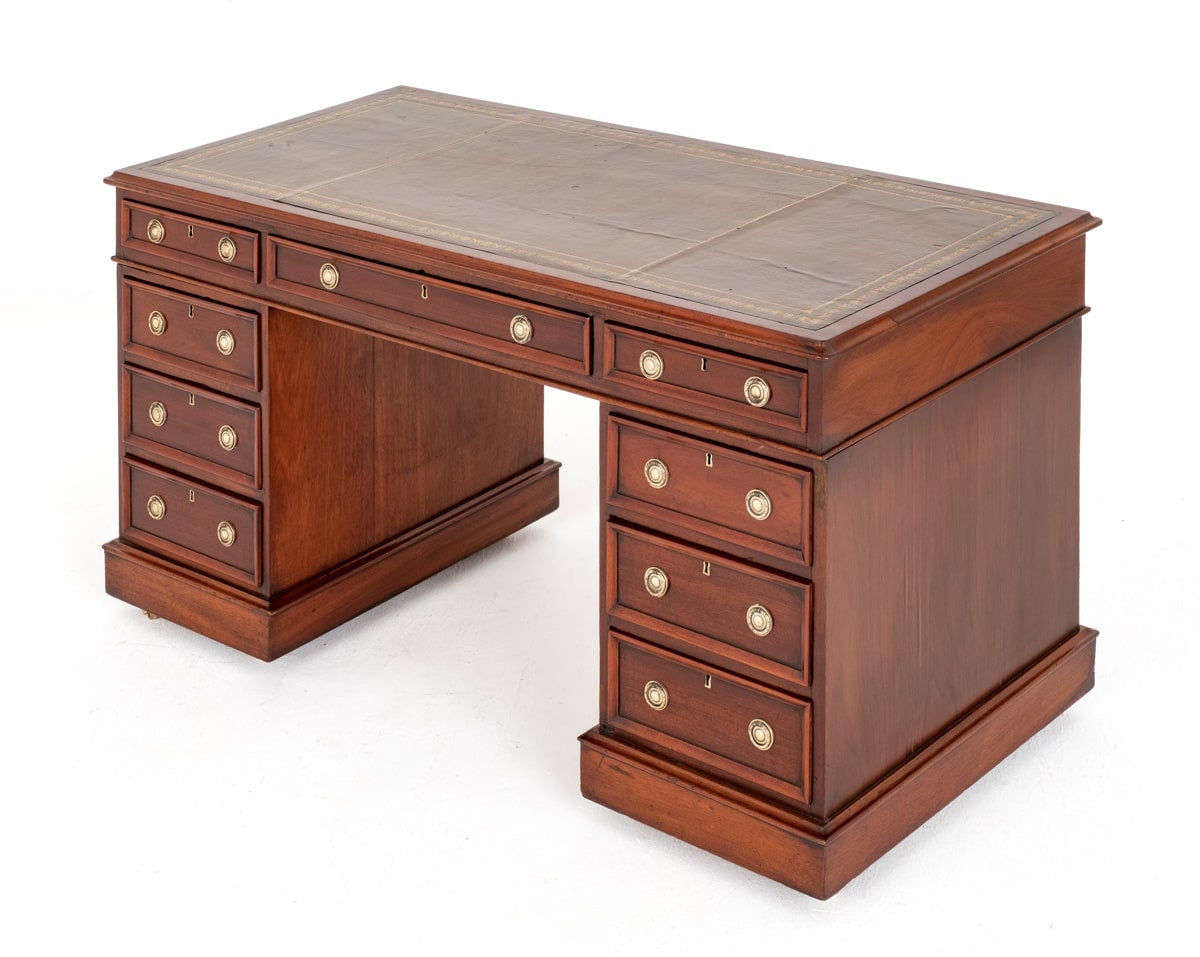 Victorian Mahogany Partners Desk