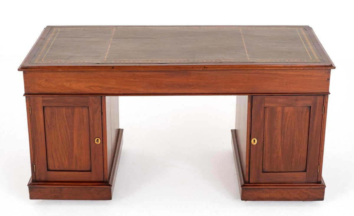 Victorian Mahogany Partners Desk