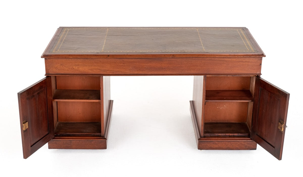 Victorian Mahogany Partners Desk