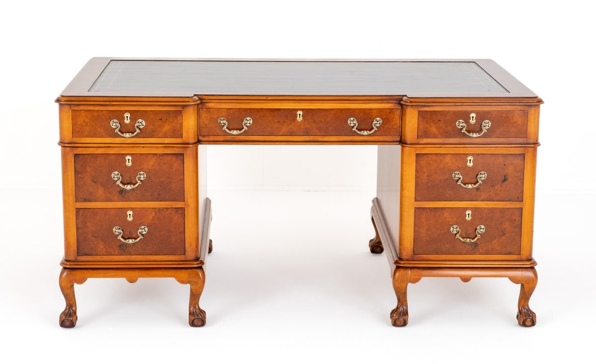 Walnut Pedestal Desk