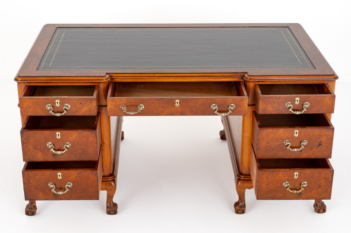 Walnut Pedestal Desk