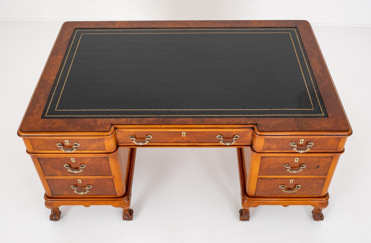 Walnut Pedestal Desk