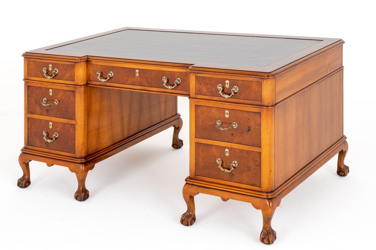 Walnut Pedestal Desk