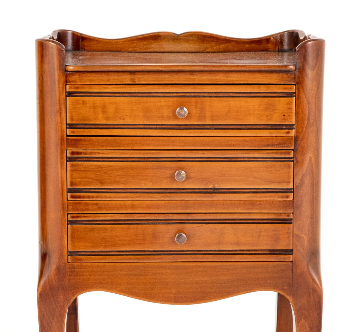 Pair of French Walnut Bedside Cabinets