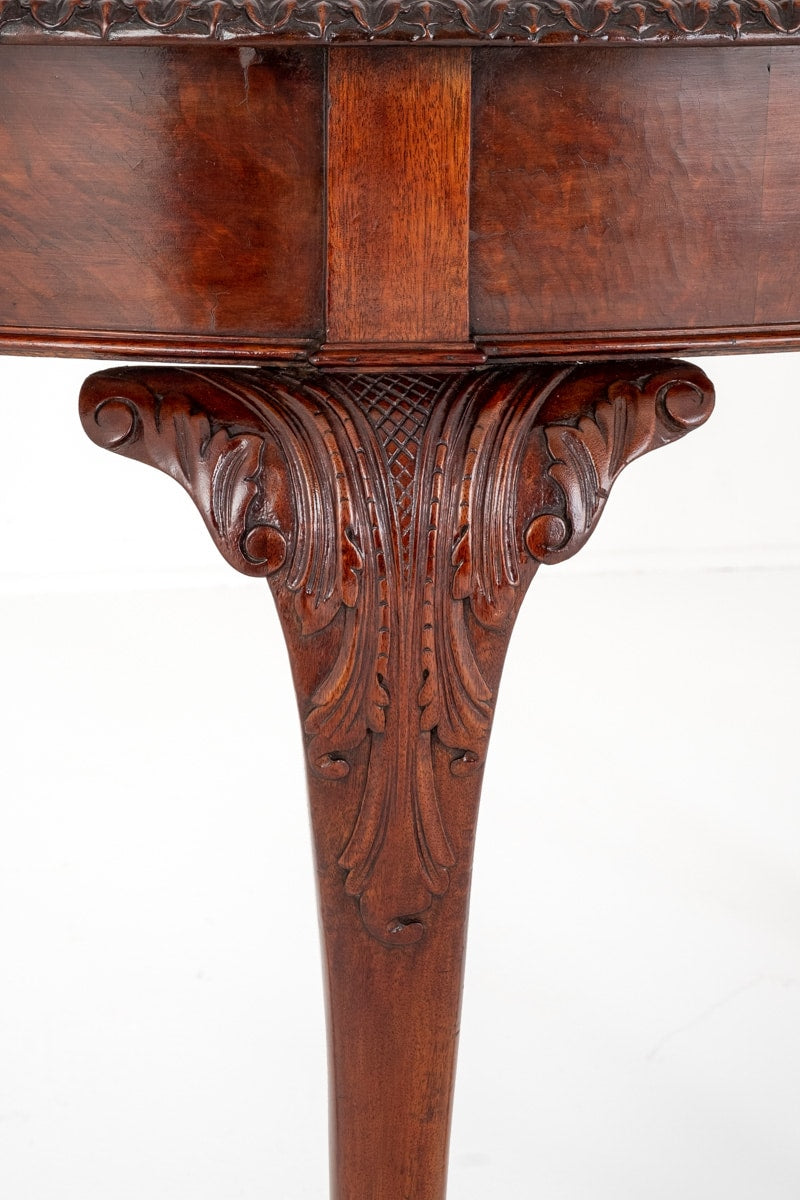 Pair of Mahogany Chippendale Style Console Tables