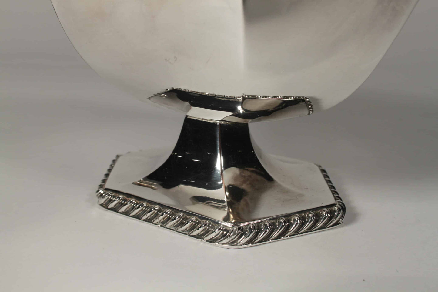 Pair of 18th Century Style Silver Plate Sauce Boats