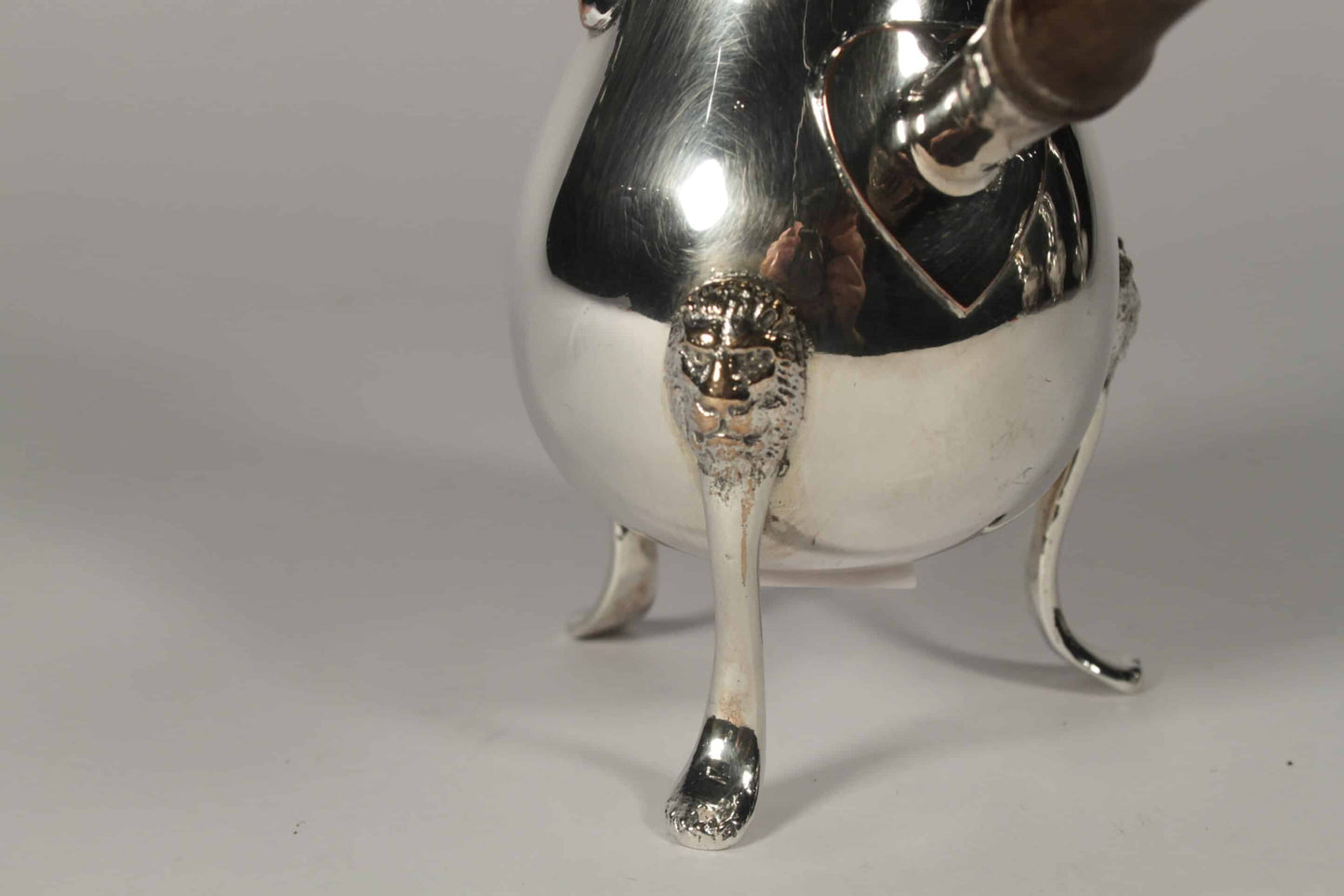 18th Century Style Silver Plate Hot Chocolate / Coffee Pot