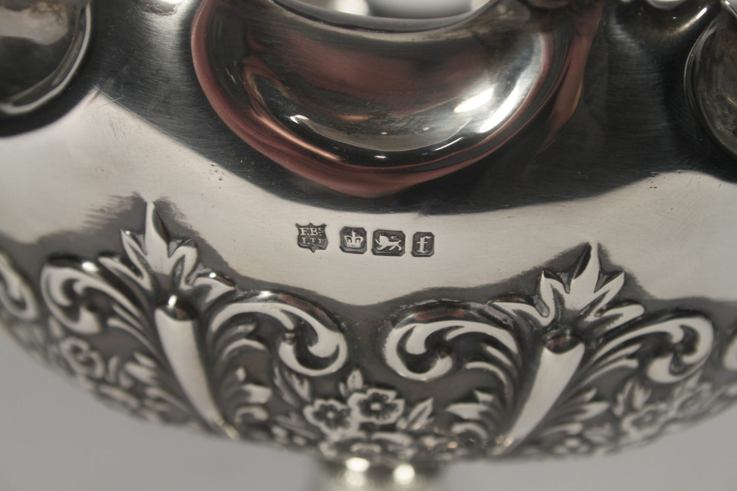 Victorian Silver Pedestal Bowl