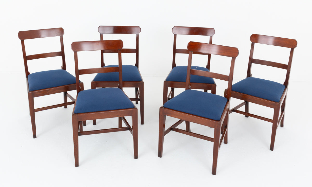 Set of 6 Mahogany Georgian Dining Chairs
