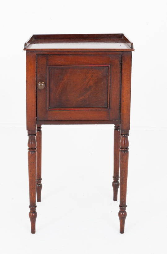 Regency Mahogany Bedside Cabinet