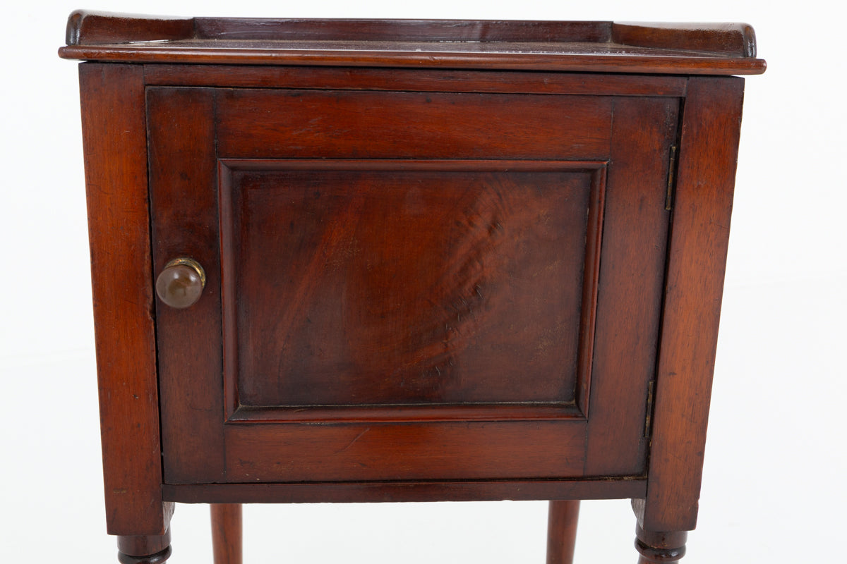 Regency Mahogany Bedside Cabinet