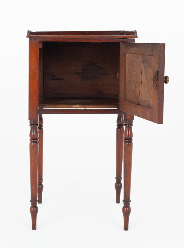 Regency Mahogany Bedside Cabinet