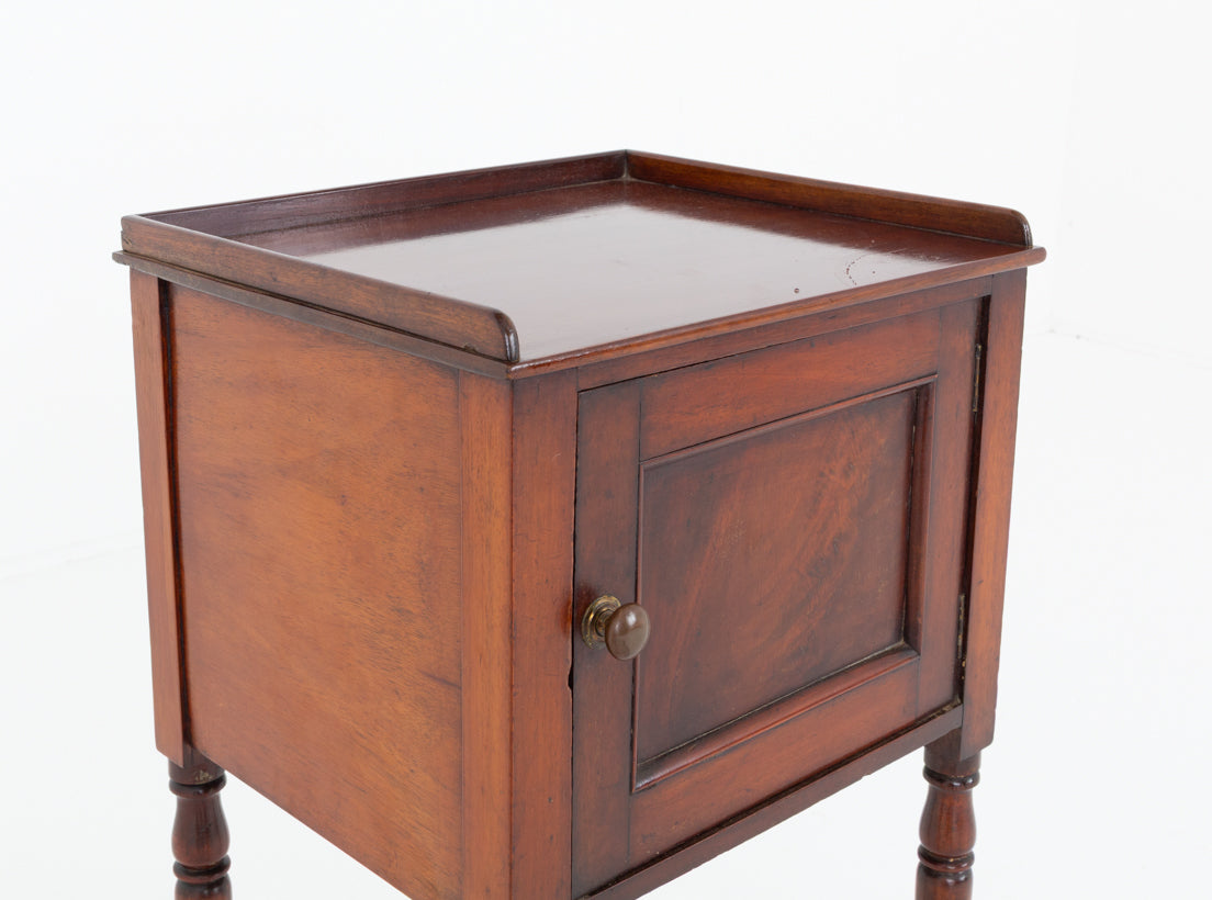 Regency Mahogany Bedside Cabinet