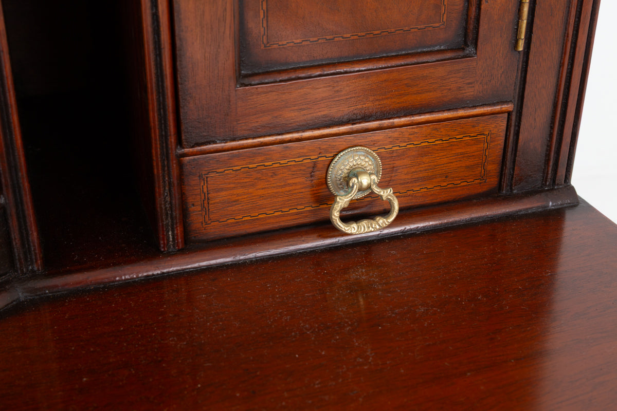 Sheraton Revival Mahogany Bonheur Du Jour
