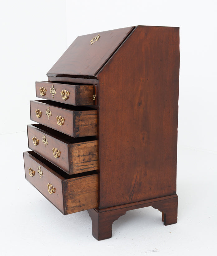 Georgian Mahogany Bureau of Small Proportions