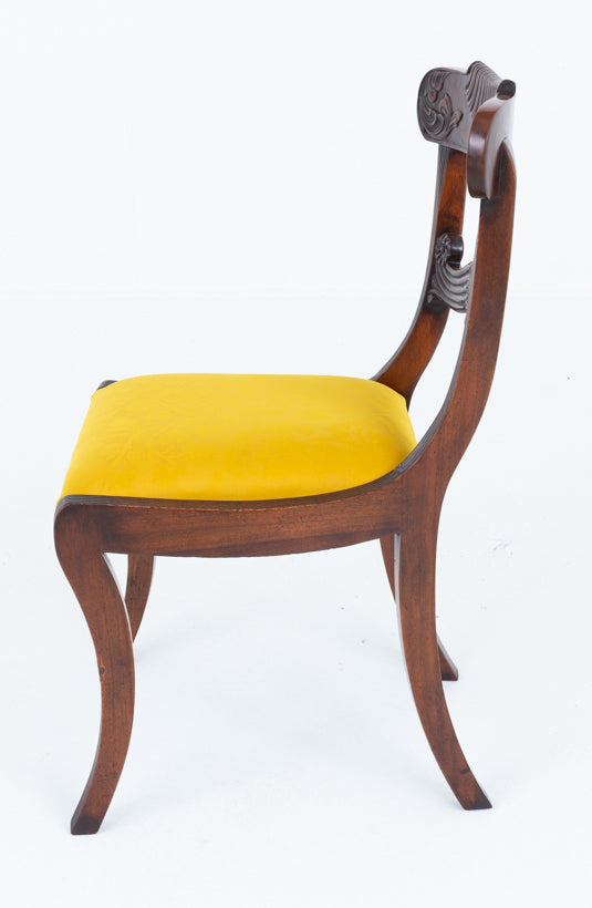 Set of 10 ( 8 + 2 ) Regency revival Mahogany Dining Chairs