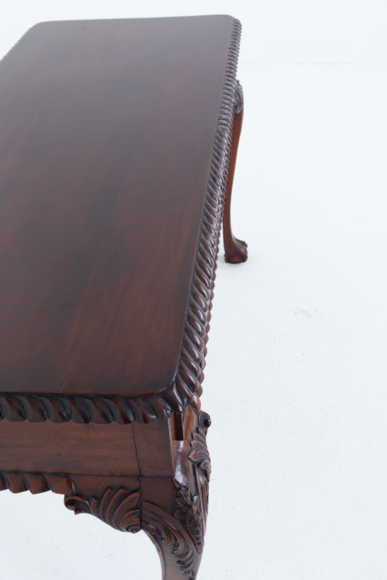 Mahogany Chippendale Revival Side Table