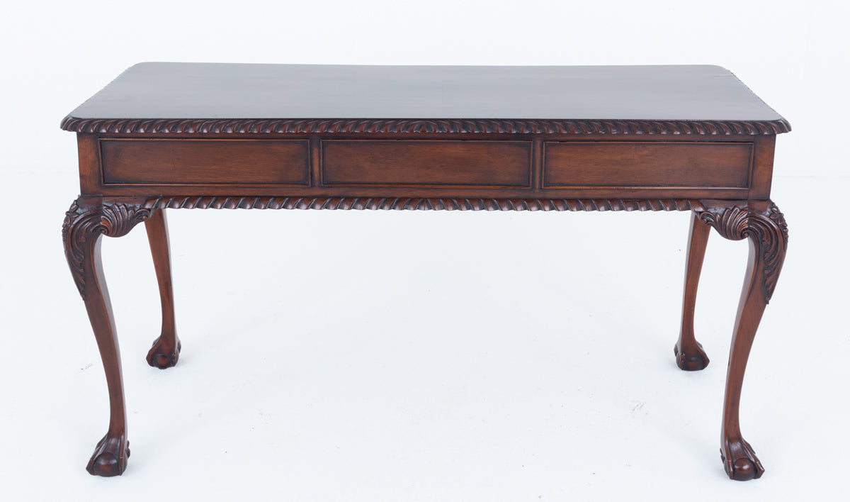 Mahogany Chippendale Revival Side Table