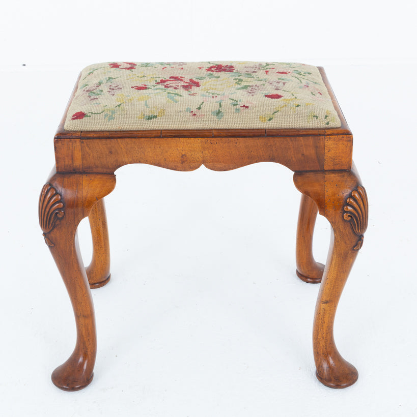 Queen Anne Walnut Stool