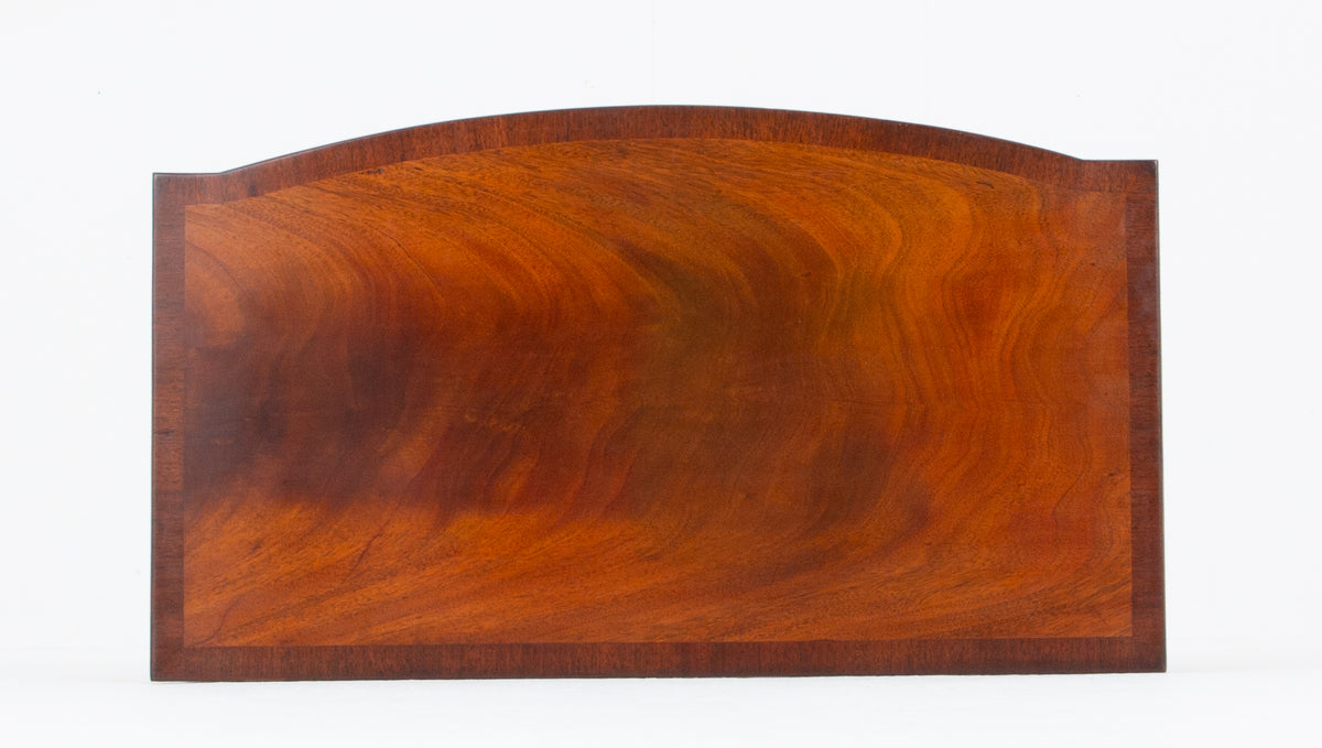 Regency Revival Mahogany Bow Side table
