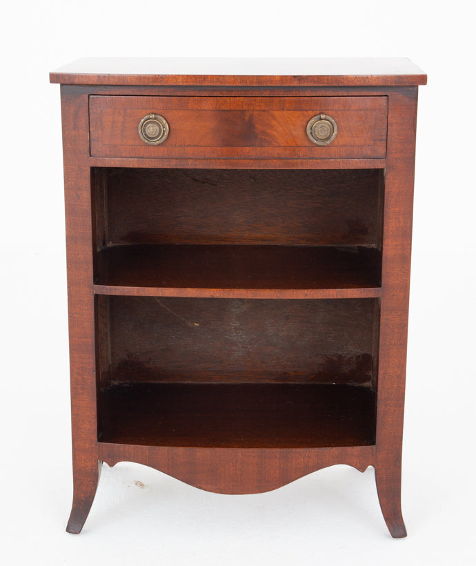 Regency Revival Mahogany Open Bookcase