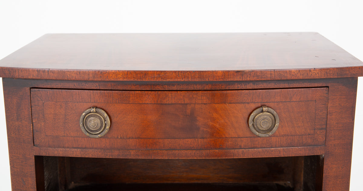 Regency Revival Mahogany Open Bookcase