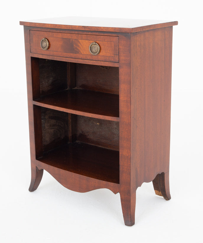 Regency Revival Mahogany Open Bookcase