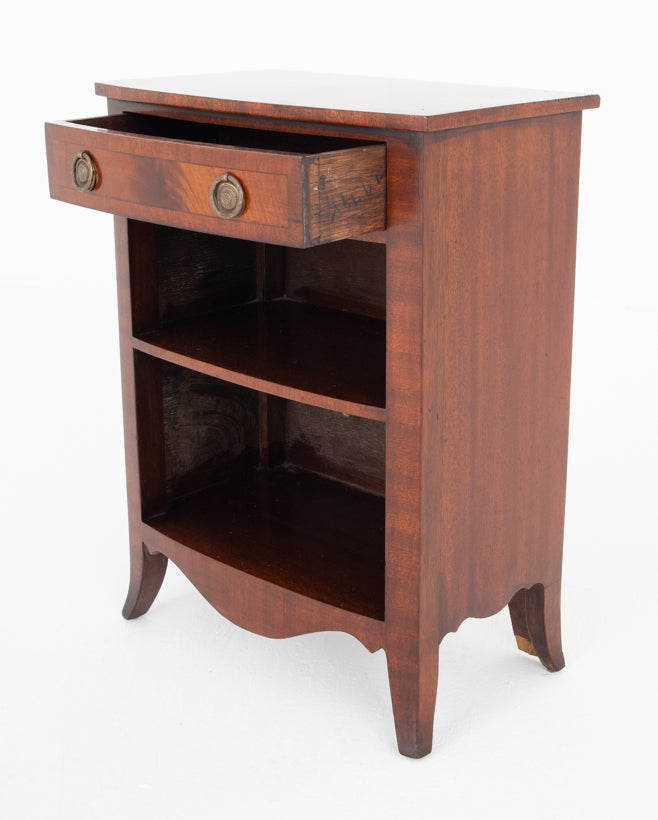 Regency Revival Mahogany Open Bookcase