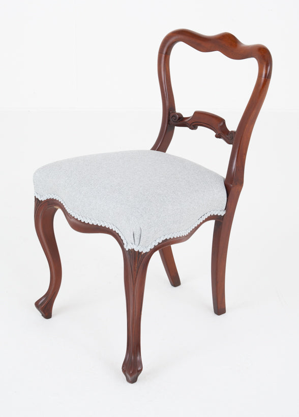 Set of 6 Mahogany Dining Chairs