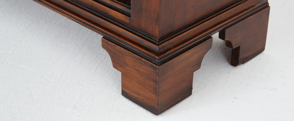 Empire Style Mahogany Open Bookcase