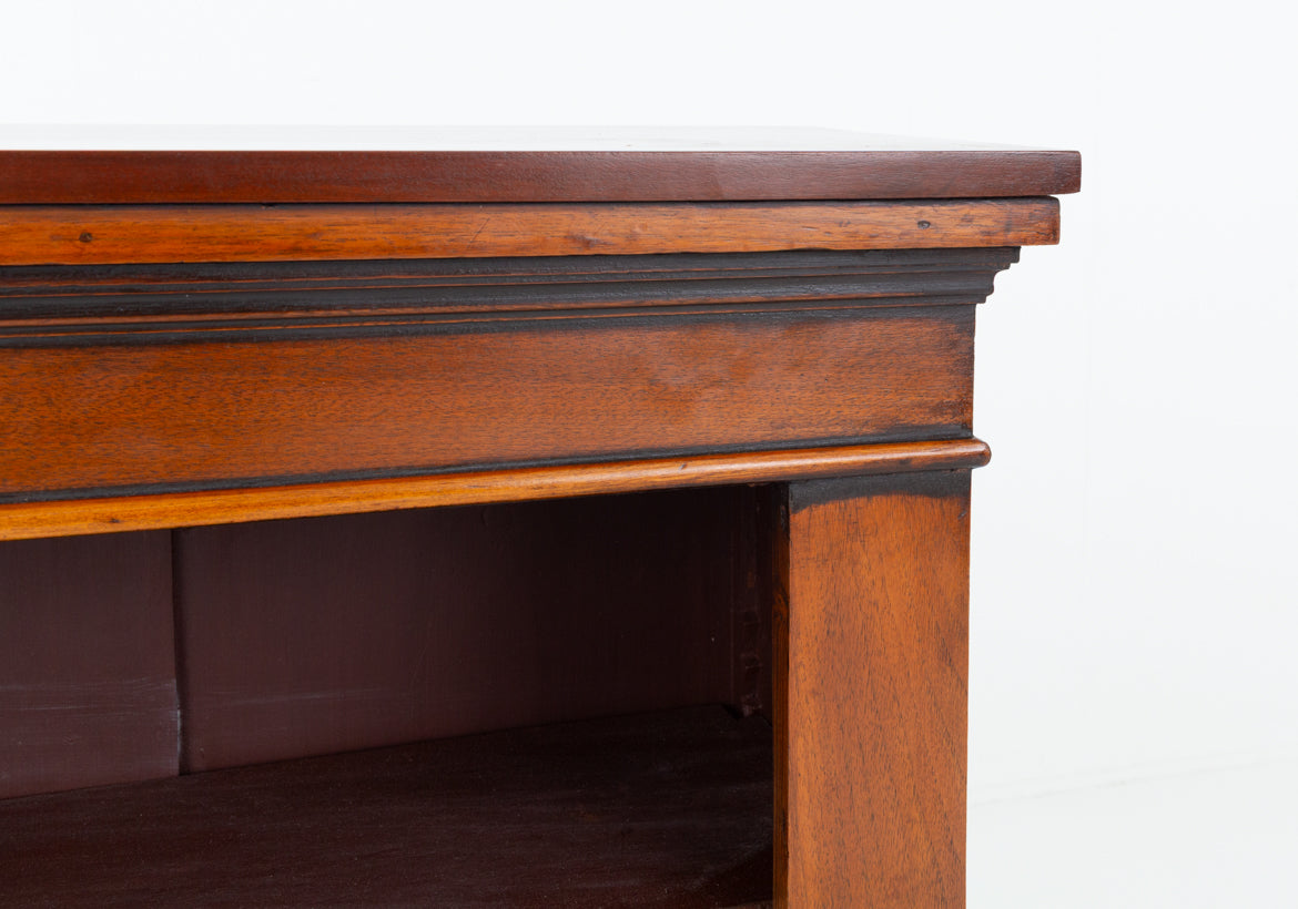Victorian Mahogany Open Bookcase Plinth Base