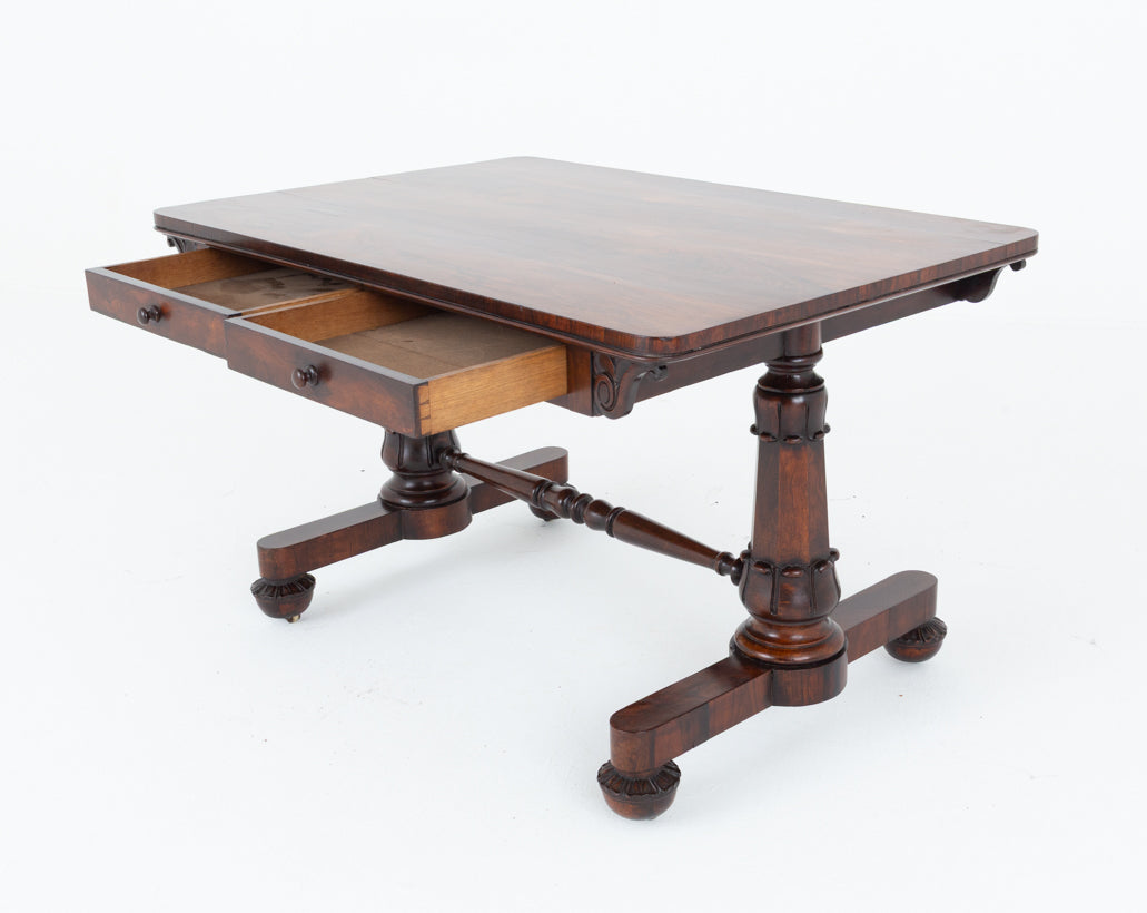 William IV Rosewood Library Table