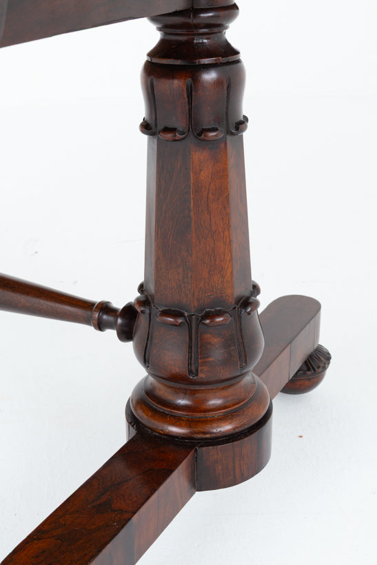William IV Rosewood Library Table