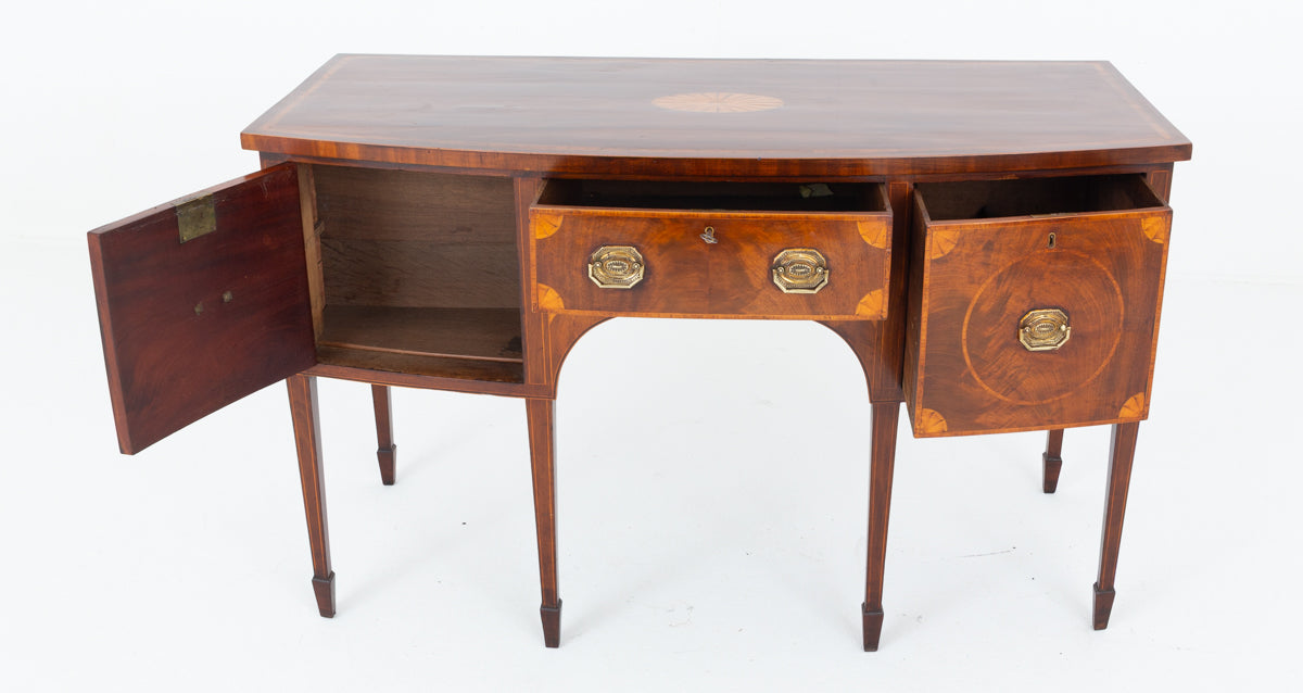 Georgian Mahogany Inlaid Sideboard