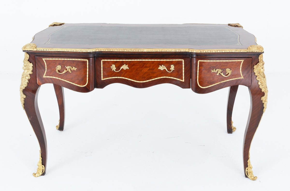 French Walnut Bureau Plat