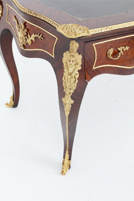 French Walnut Bureau Plat