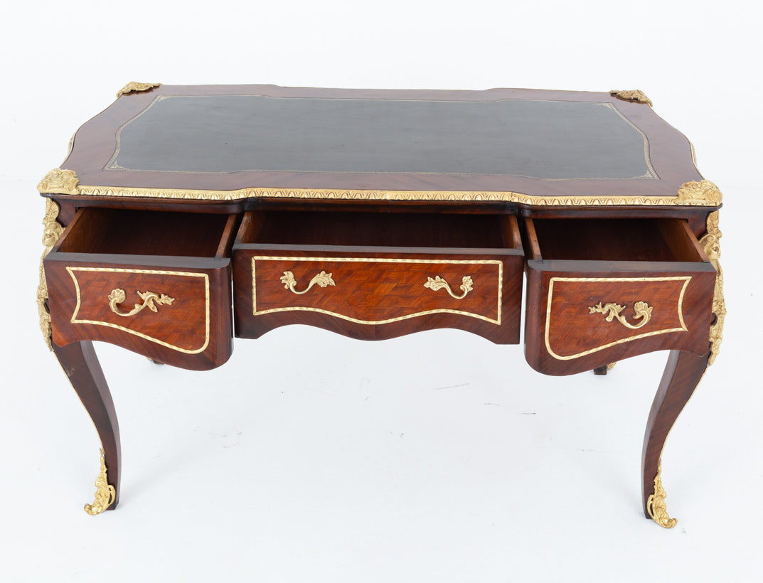 French Walnut Bureau Plat