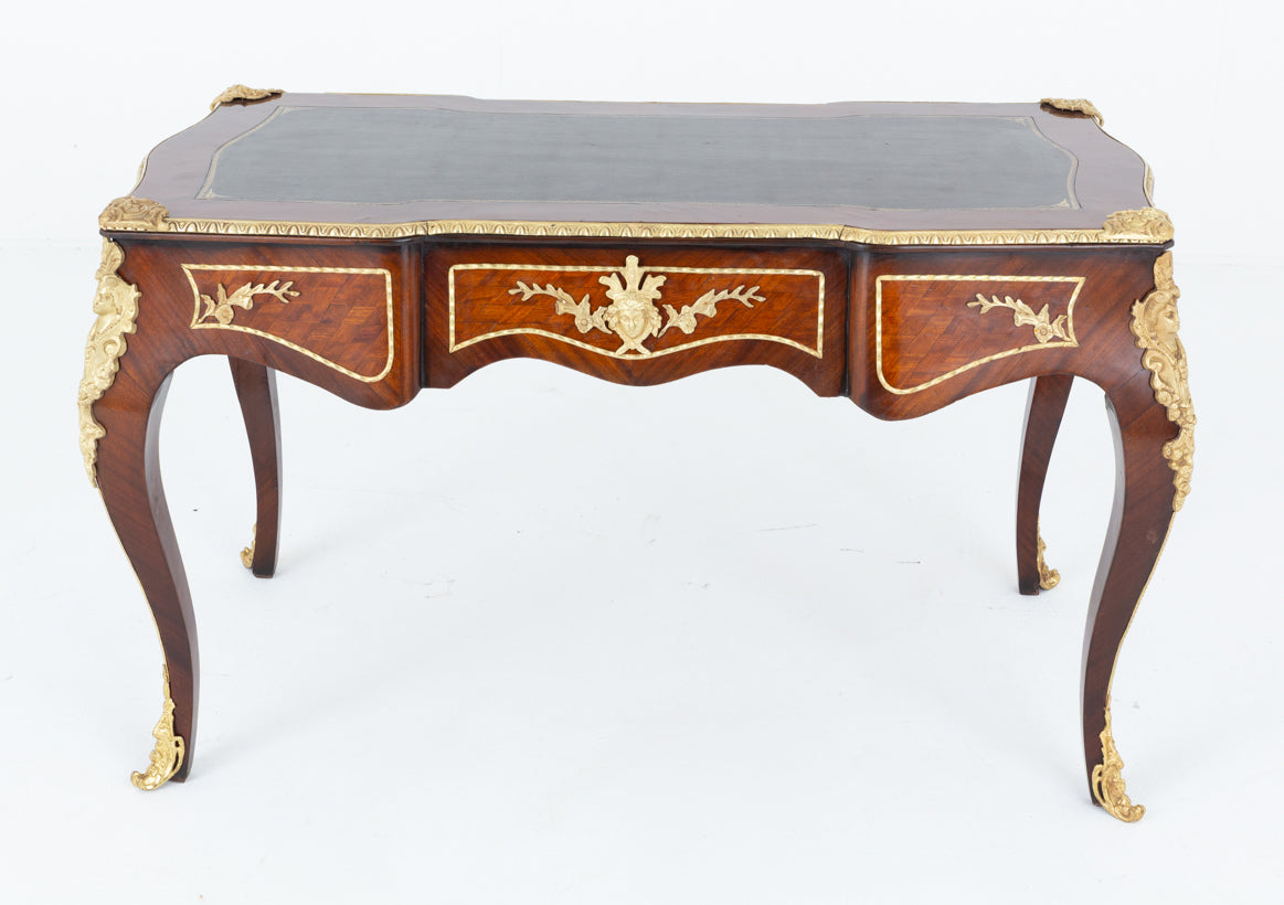 French Walnut Bureau Plat