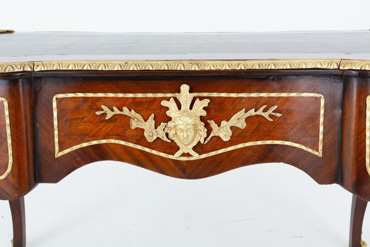 French Walnut Bureau Plat