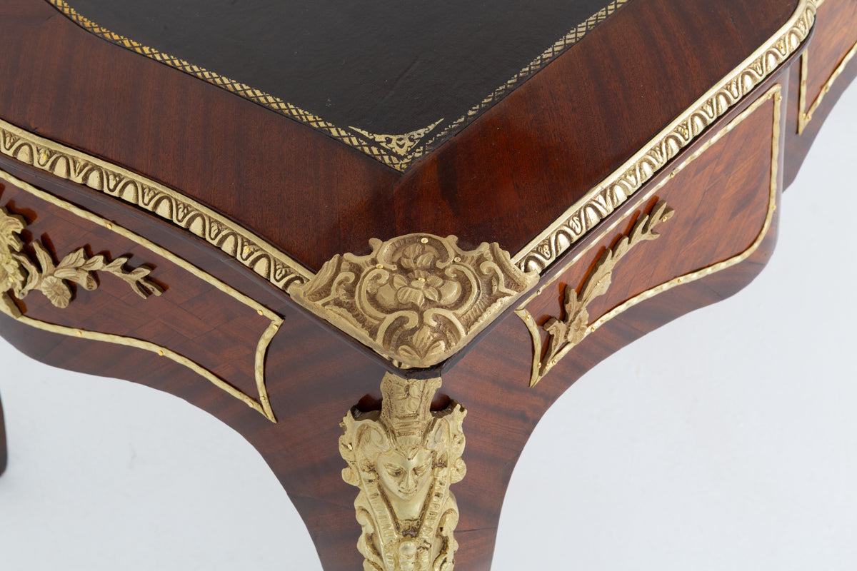 French Walnut Bureau Plat