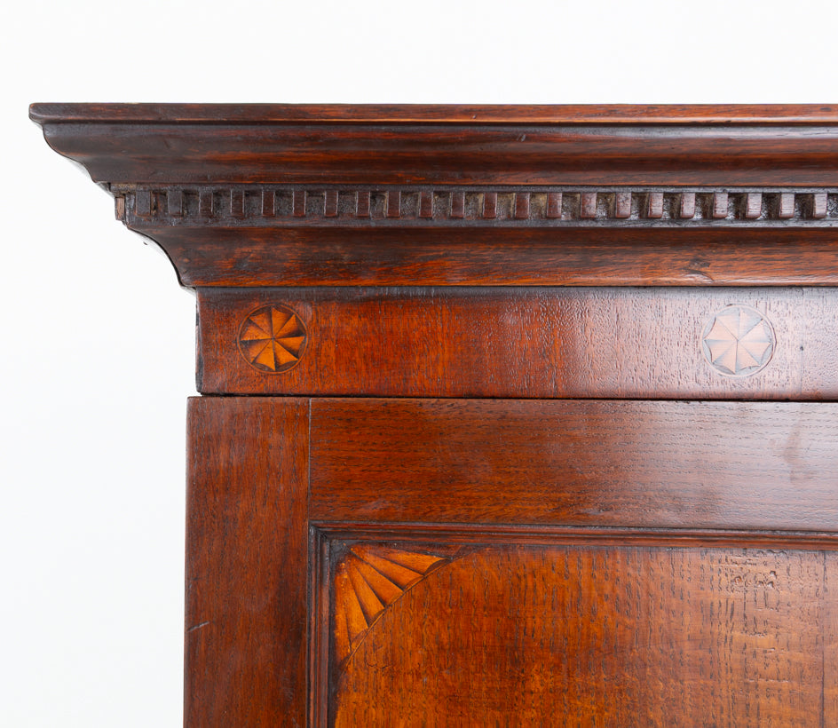 Georgian Oak Bureau Bookcase