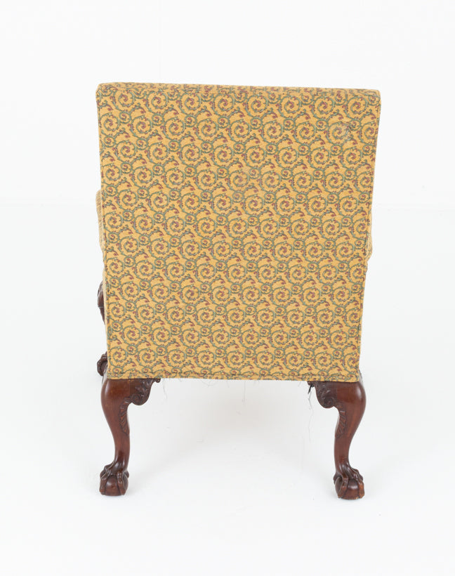 Georgian Style Mahogany Gainsborough Chair