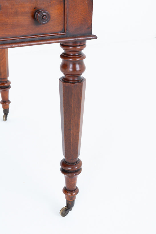 Mid Victorian 3 Drawer Writing Table