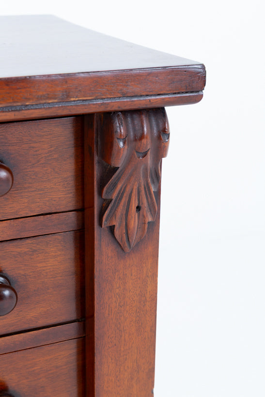 Victorian Mahogany Wellington Chest