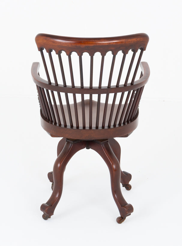 Victorian Mahogany Desk Chair