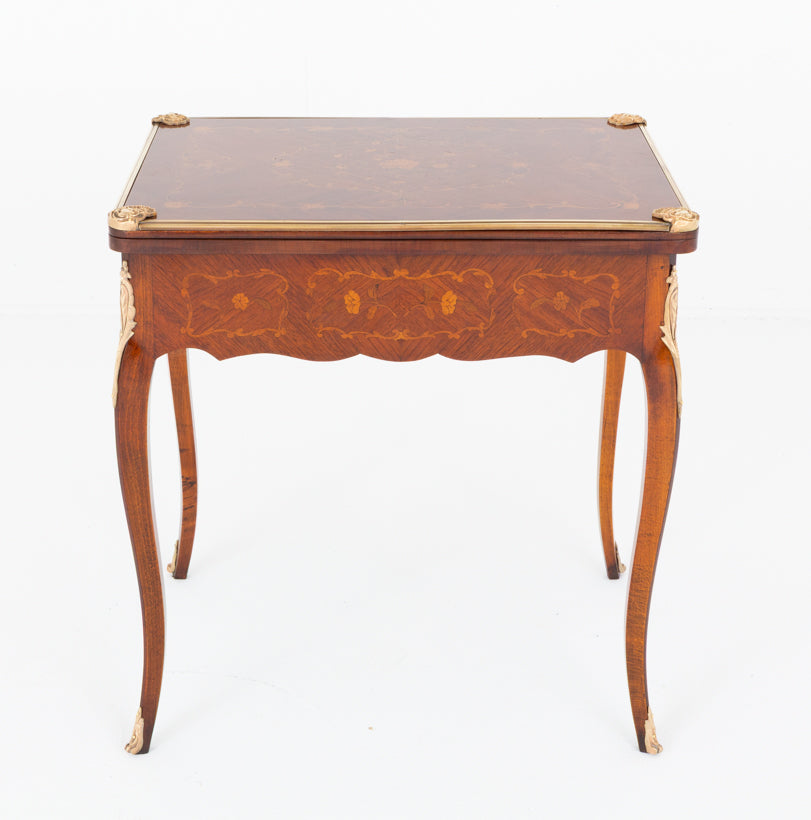 French Mahogany Games Table